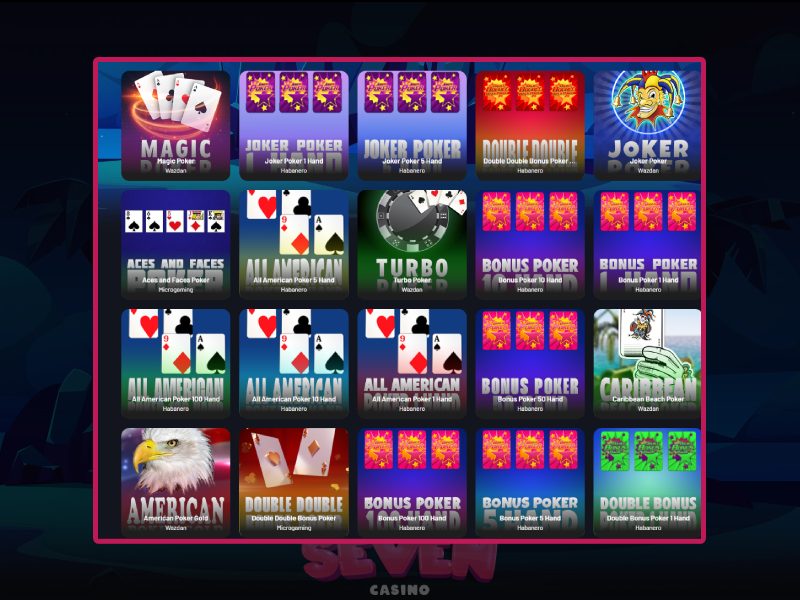 Sieben Casino Poker