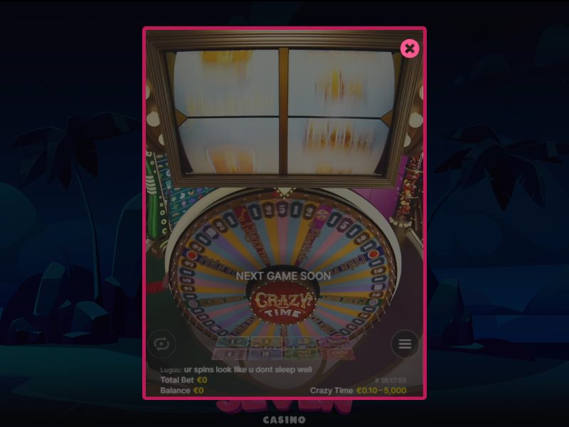 Mobile version of Seven Casino